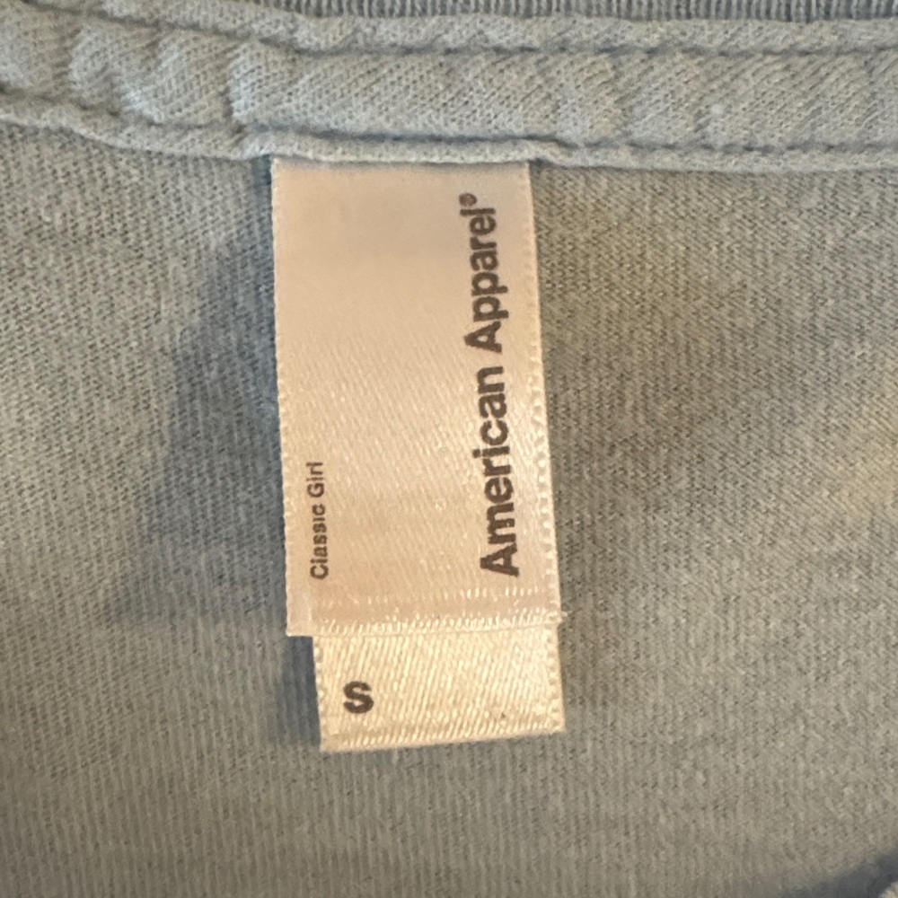 American Apparel The Hold Steady concert merch light blue Graphic T-Shirt Small - Picture 3 of 7